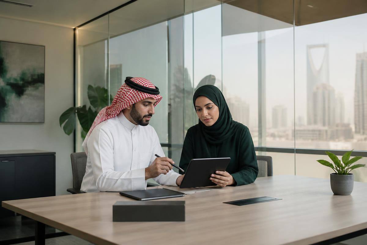 اجتماع متابعة لشرح الإجراءات خطوة بخطوة.